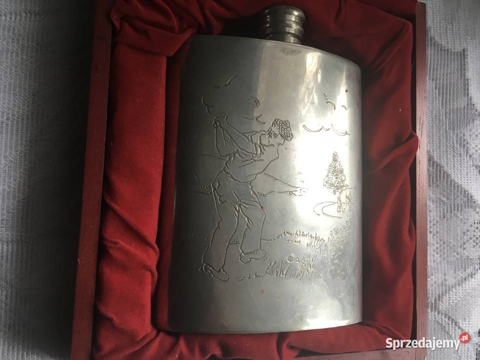 Piersiówka w drewnianym opakowaniu małopolskie Kraków