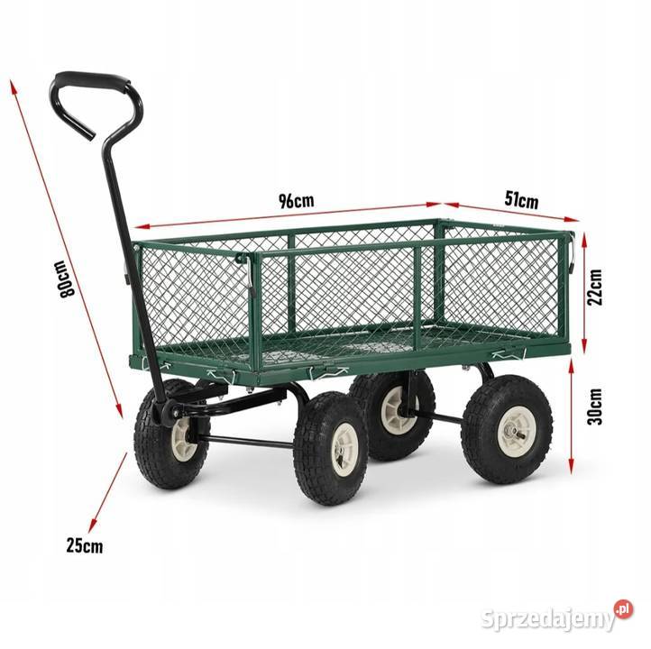 Duży wielofunkcyjny wózek ogrodowy przyczepka do Kraków