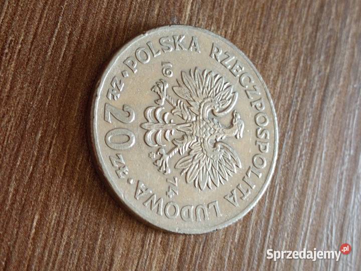 Sprzedam monete 20 zl 1974 r bzm Marceli Nowotko Numizmatyka lubelskie Chełm