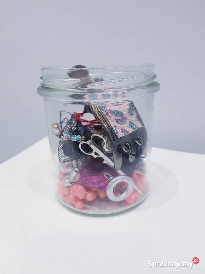 Dziecięcy słoik z biżuterią mystery jar Dąbrowa Górnicza