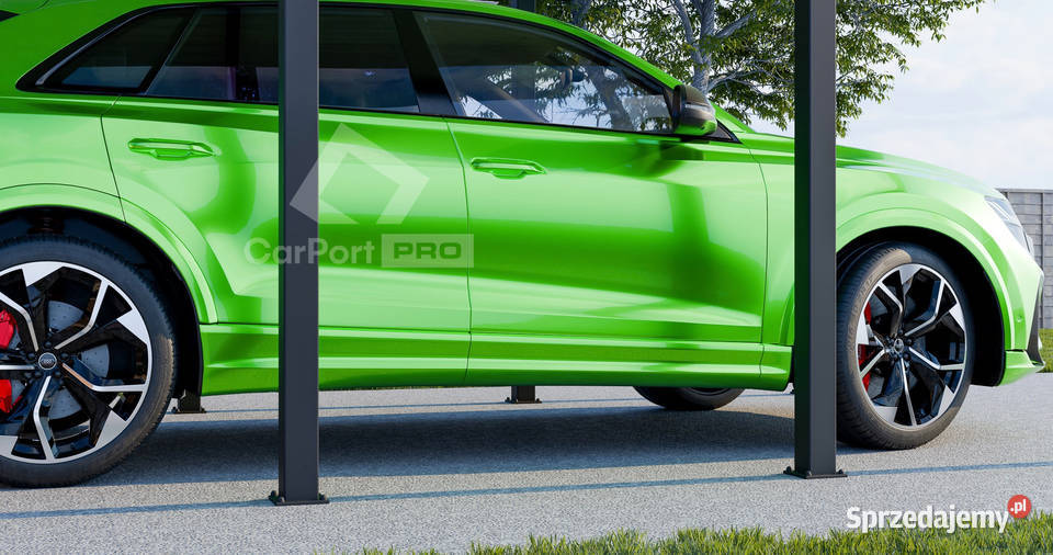 CarPort PREMIUM wiata samochodowa 3x5 antracyt Wieliczka
