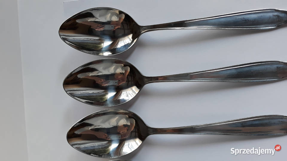 Łyżki obiadowe BAKELIT Gerlach sztućce PRL Dąbrowa Górnicza