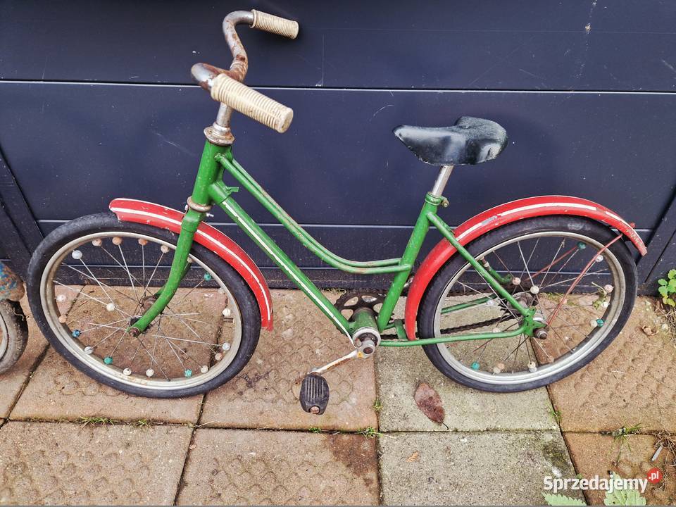 Stary rower dziecięcy dwie sztuki Turek