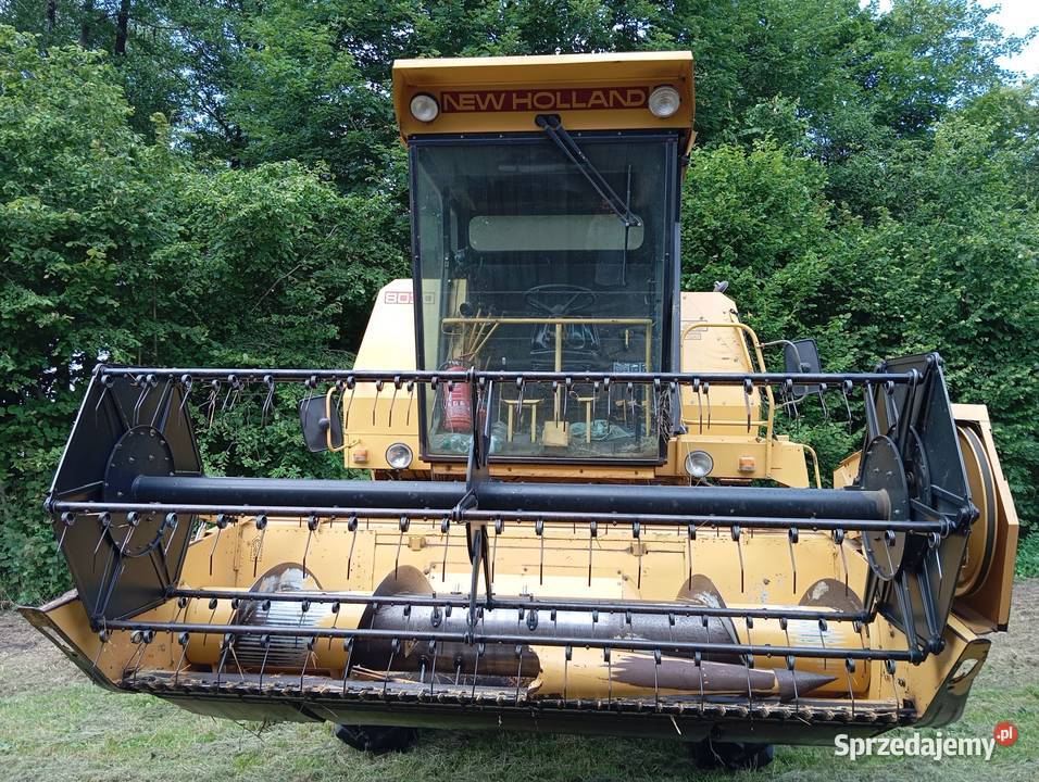 Kombajn HOLLAND 8030 1989r heder nowego Kabina Wola Krzysztoporska
