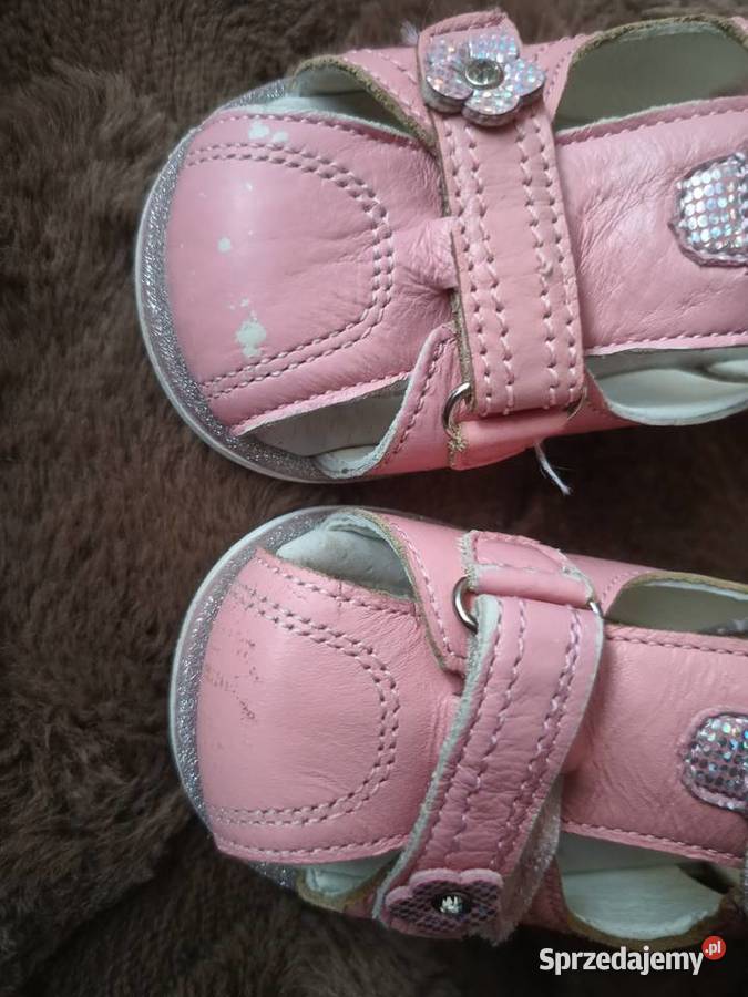 Sandałki skórzane dziecięce 23 Śrem