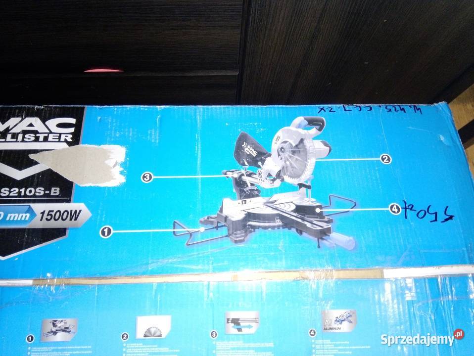 Piła tarczowa ukosowa z posuwem 210mm nowa Nowy Dwór Mazowiecki sprzedam