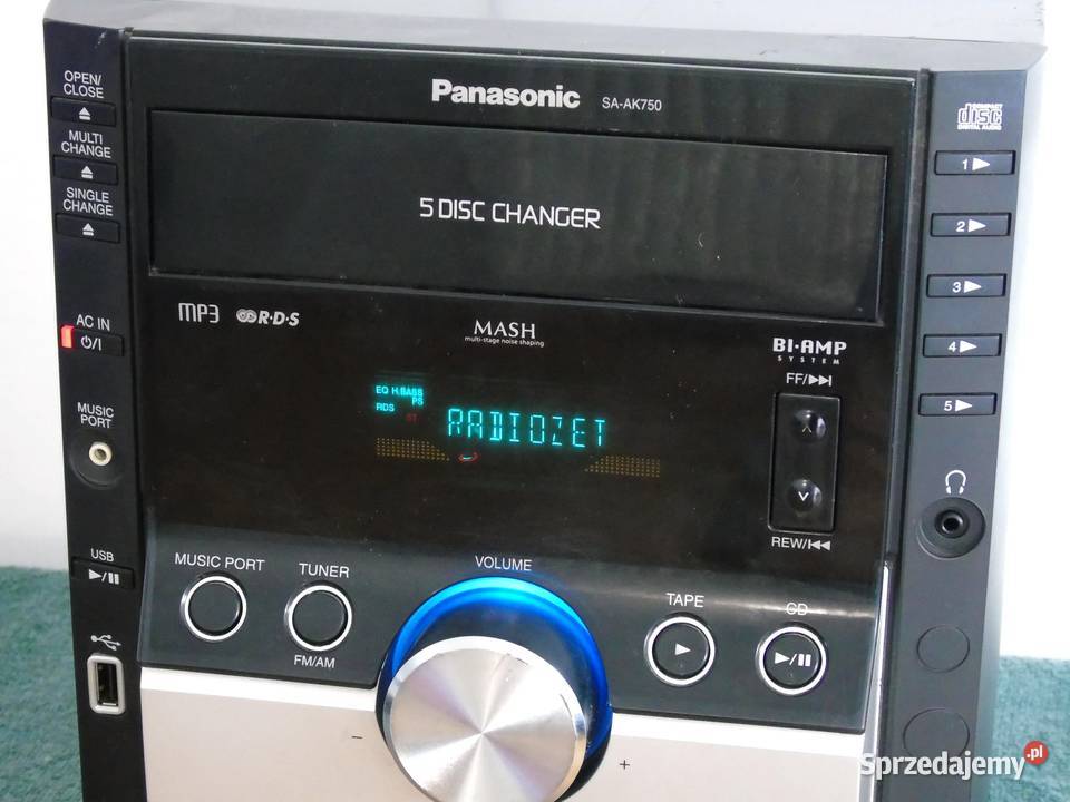 Wieża Panasonic SAAK750 USB mp3 RDS CD AUX sprzedam