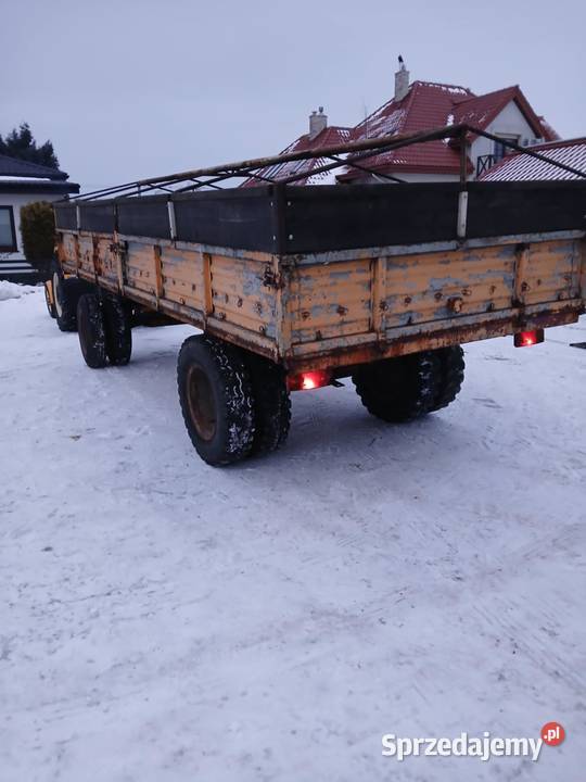 Przyczepa rolnicza 8t możliwość transportu lubelskie Wojciechów-Kolonia Piąta