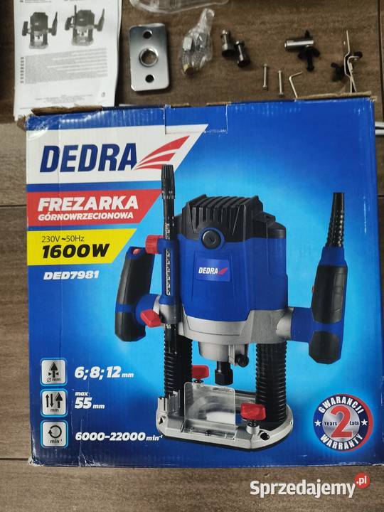 Frezarka Górnowrzecionowa 1600 W DEDRA