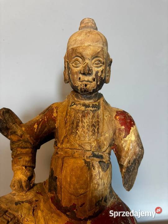 Figurka rzeźba drewniana cesarski dygnitarz mazowieckie Warszawa
