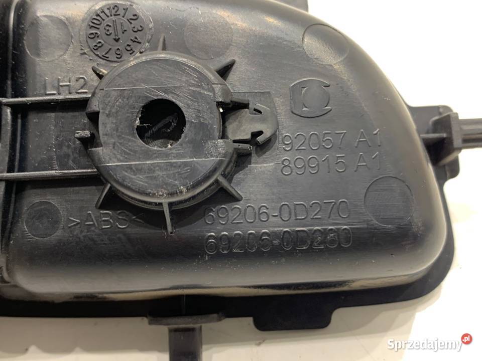 KLAMKA WEWNĘTRZNA LEWY PRZÓD TOYOTA YARIS III podkarpackie