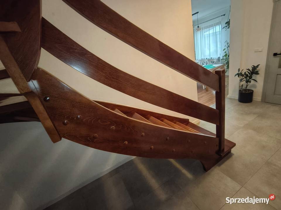 Schody drewniane samonośne Ryki sprzedam