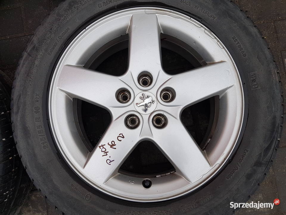 PEUGEOT 407 308 ALUFELGA 16 ALUFELGI FELGA wielkopolskie Turek