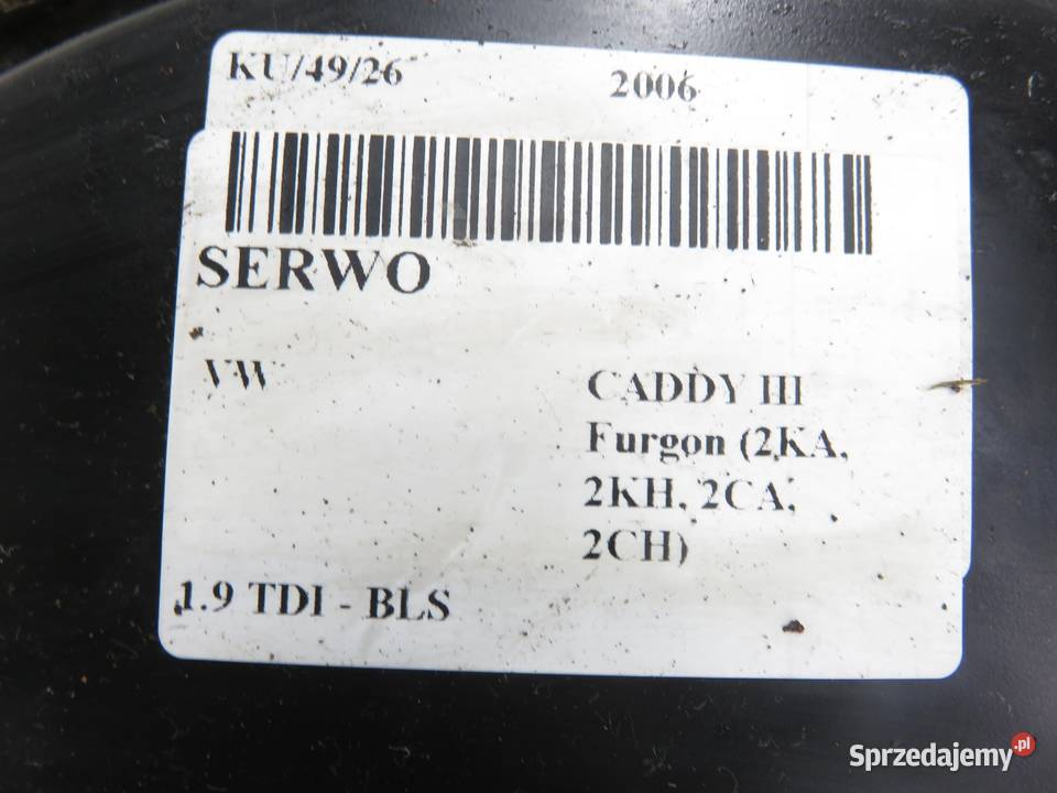 SERWO VW CADDY III 19 TDI 1T1614105G 03787430014 osobowe małopolskie sprzedam