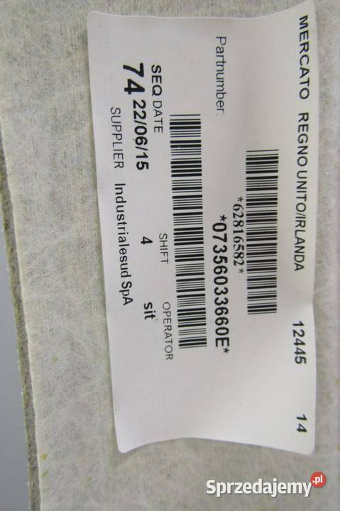 PODSUFITKA SUFIT JASNY FIAT 500X