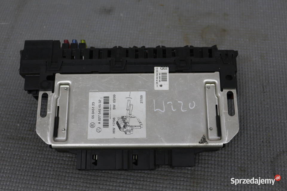 MERCEDES S KLASA W220 MODUŁ SAM A 0275454532 osobowe Części samochodowe Prochowice