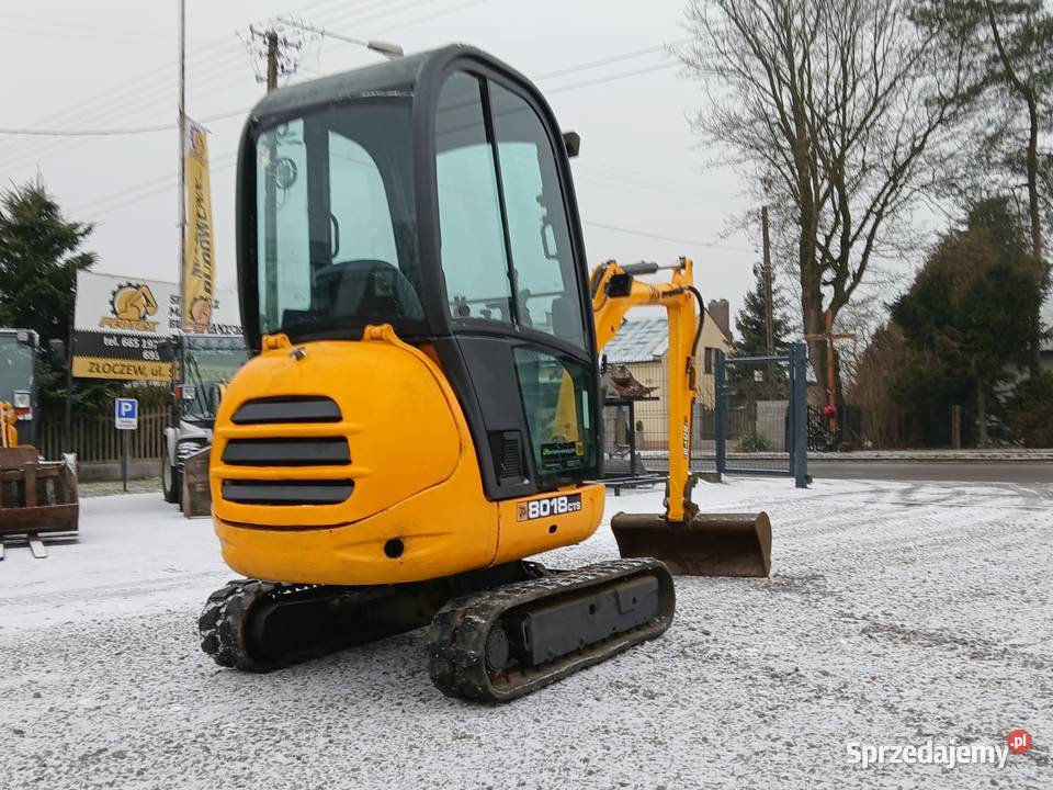 JCB 8018CTS JCB 8018 Mini koparka JCB 8018 z łódzkie Złoczew sprzedam