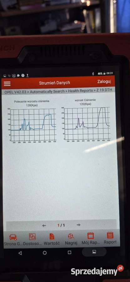 Zafira 19 150 2005 wiele nowych części Myślibórz sprzedam