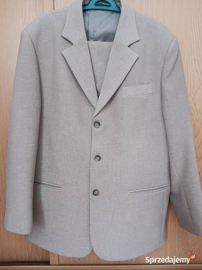 Garnitur męski beżowy 3 częściowy Częstochowa sprzedam