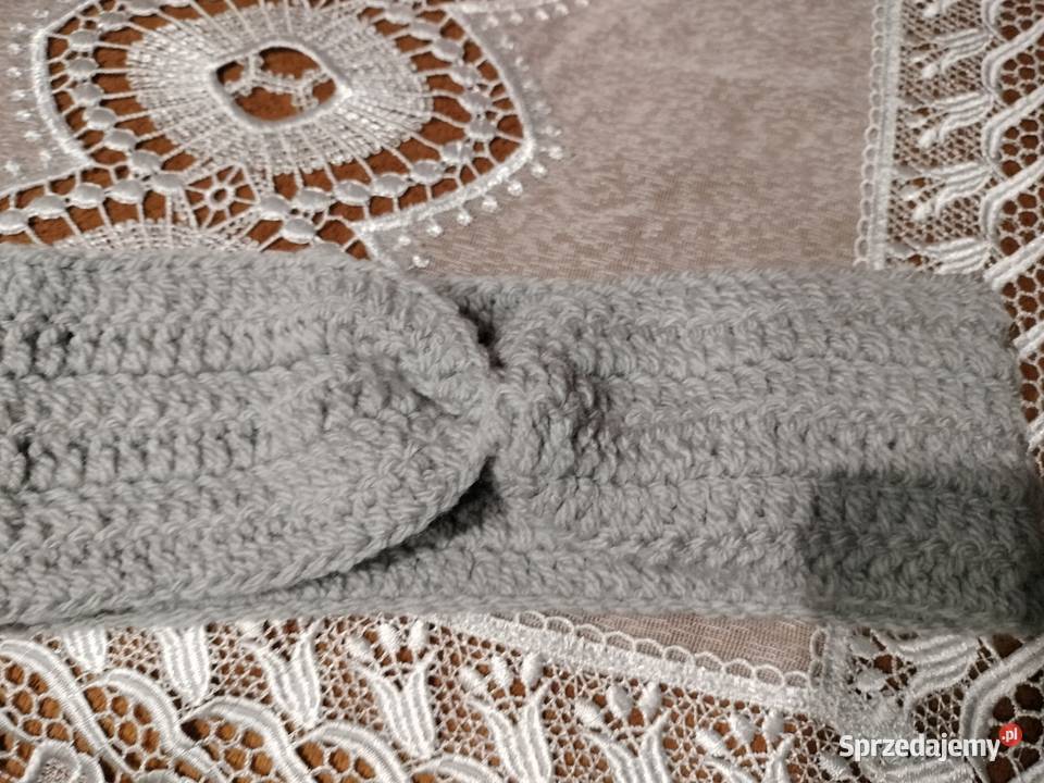 Ręcznie robiona opaska na głowę ciepła Częstochowa