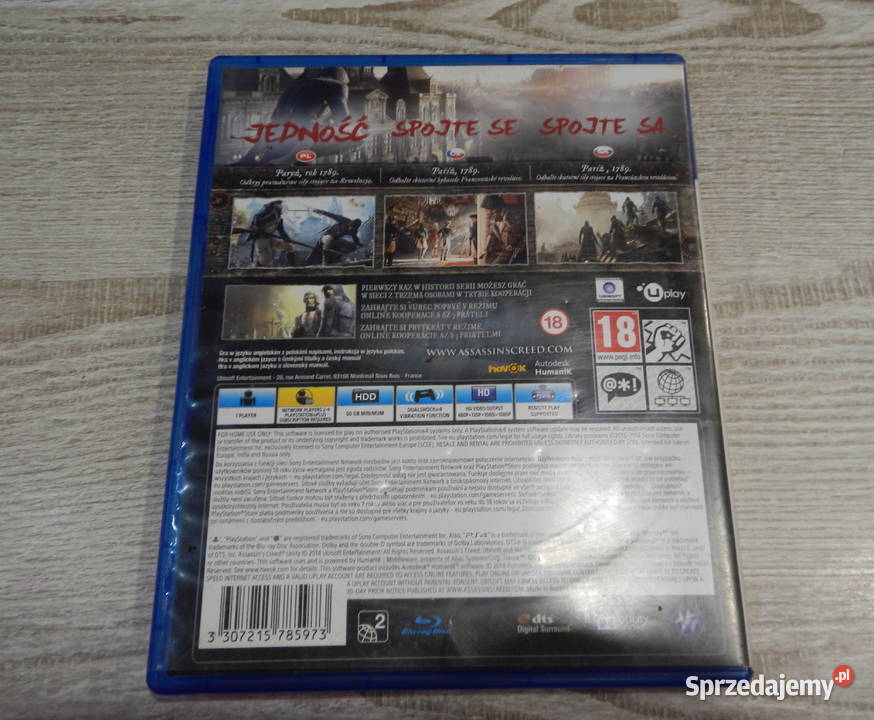 Gra 4 Assassins Creed Unity napisy Leżajsk