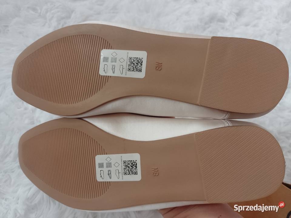 41 ASOS Design Kremowe baleriny z kokardką z małopolskie Kraków sprzedam