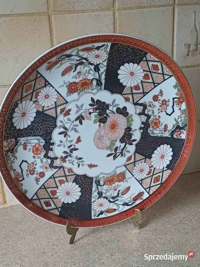 vintage talerz dekoracyjny