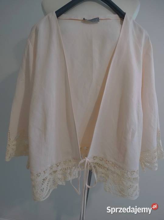 Marynarka Lniana Len Wiskoza Kimono Blezer Łomża sprzedam