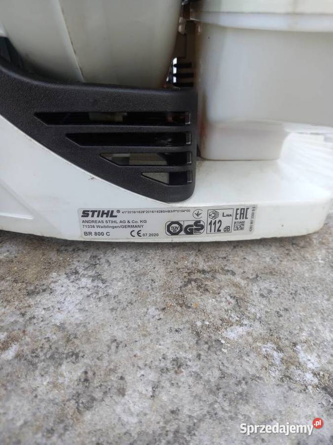 Dmuchawa plecakowa stihl BR 800 C JANK NOWA do
