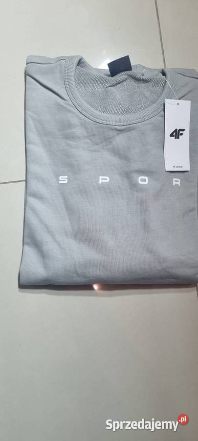NowaBluza dresowa 4F nierozpinana męska szara Moda i Styl Legnica