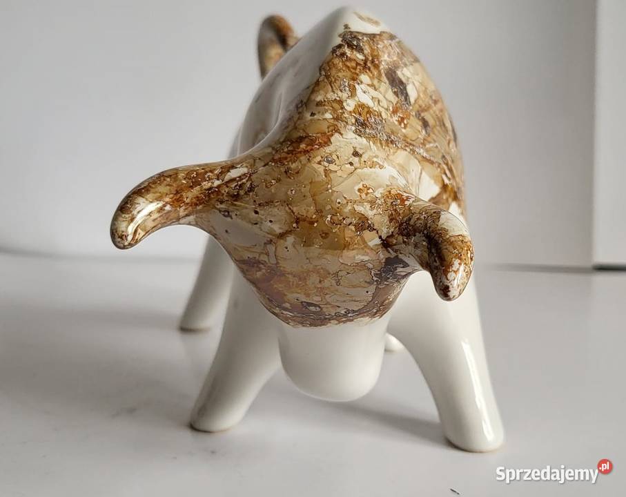 Znak zodiaku BYK Figurka Byczek ceramiczny Rękodzieło sprzedam