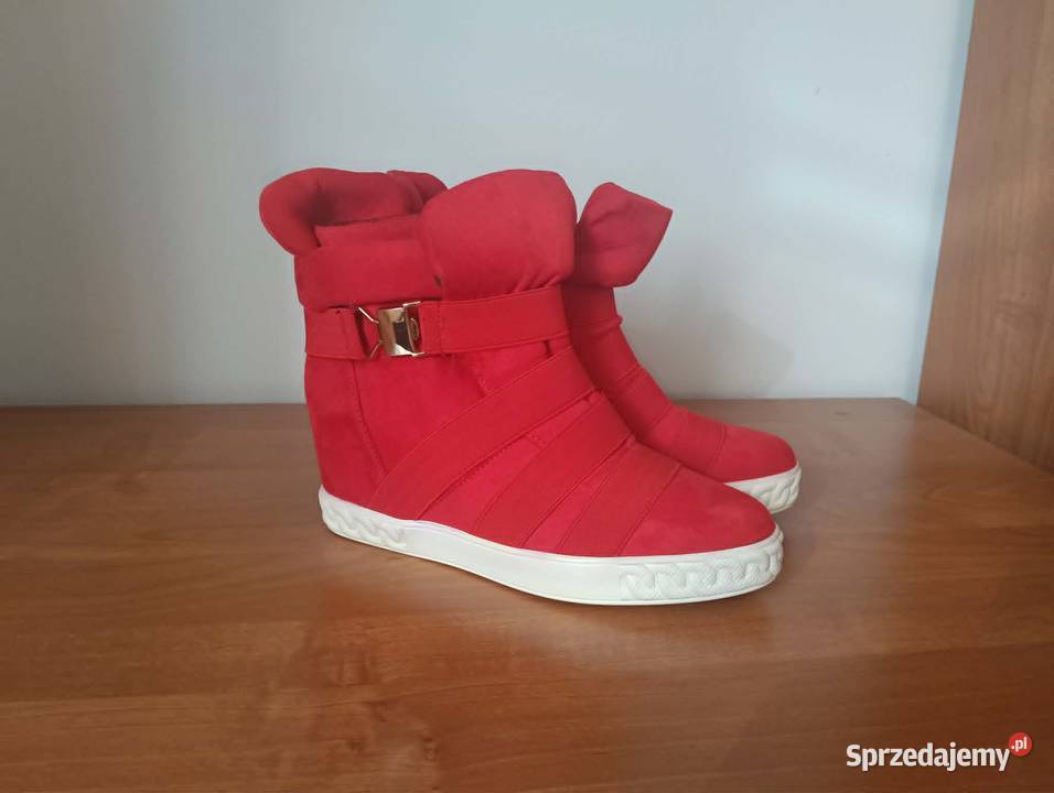 buty damskie sneakersy na koturnie SeaStar NC31 skóra ekologiczna Kielce
