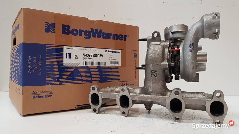 Turbosprężarka BorgWarner KKK 54399880059 ciężarowe Siedlce