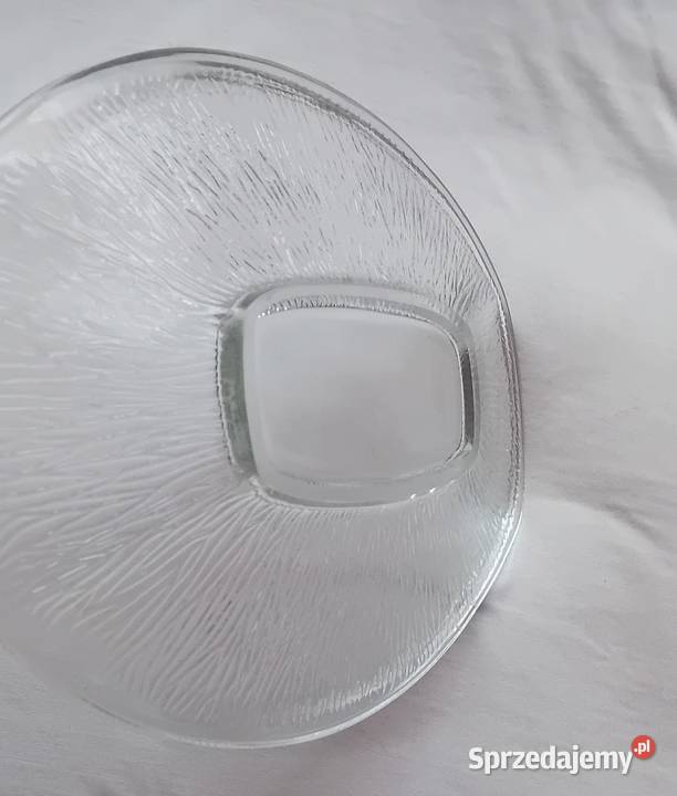 Sklany półmisek HSG Ząbkowice wzór Futerko Porcelana i szkło Koźminek
