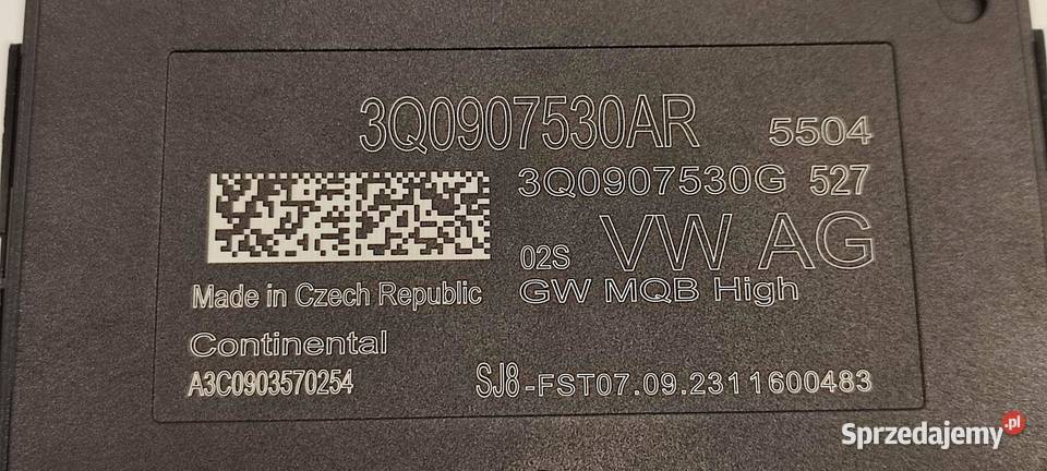 VW TIGUAN II MODUŁ GATAWAY 3Q0907530AR osobowe dolnośląskie