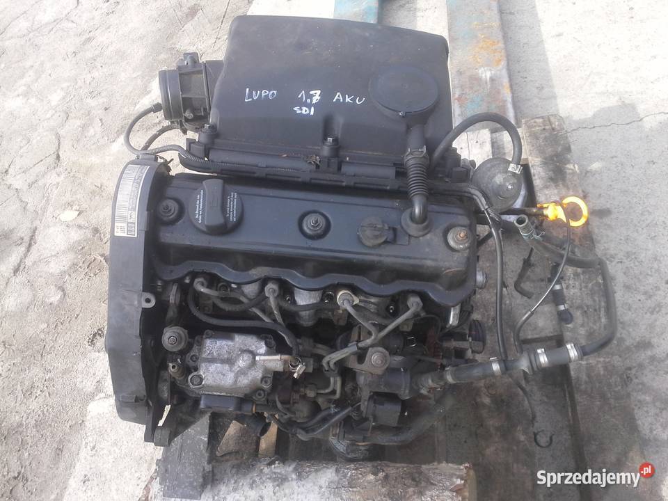 VW LUPO silnik kompletny AKU 17 sdi 44kw osobowe Dębno