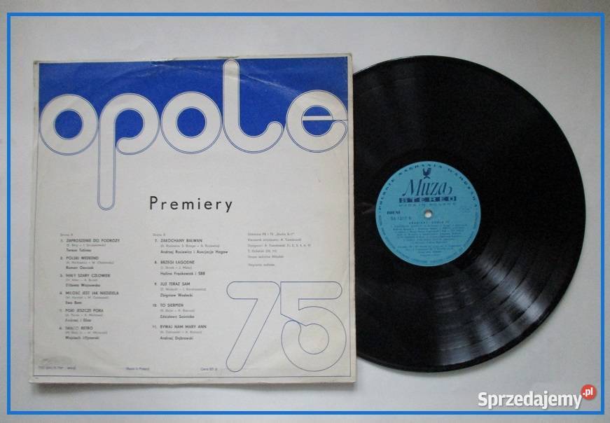 Płyta winylowa Opole 75 Premiery festiwal