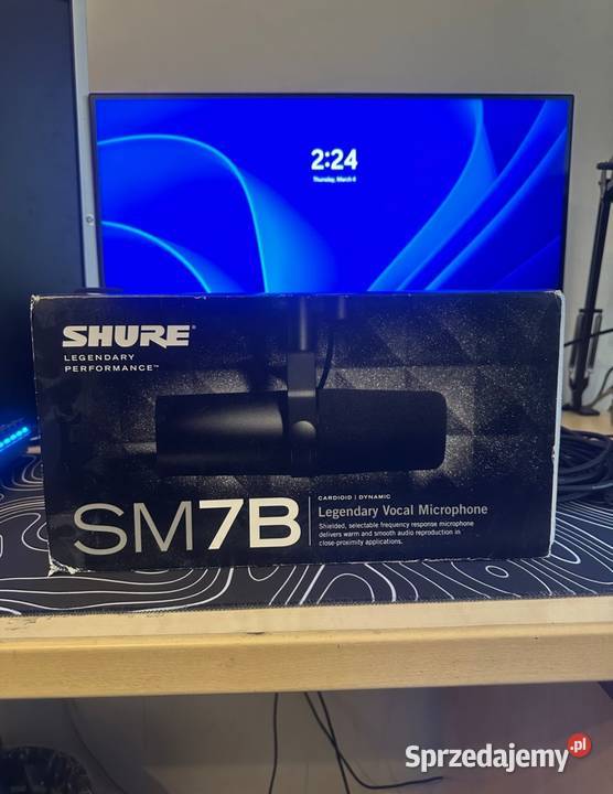 Shure SM7B Mic booster Focusrite Scarlett Solo sprzedam