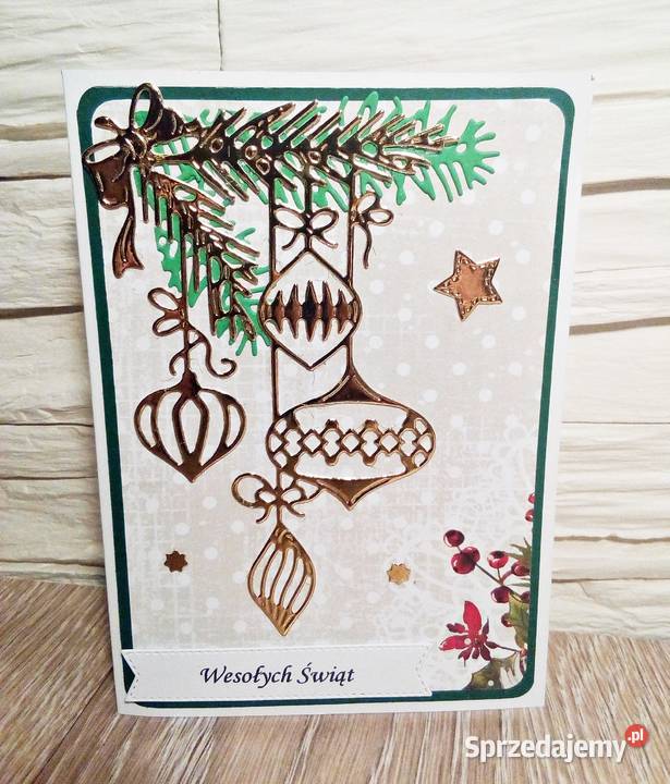 Kartka świąteczna ręcznie robionaKartka Wejherowo