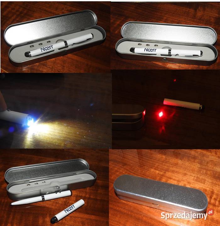 Długopis z podświetleniem LED Laserem Przemyśl sprzedam