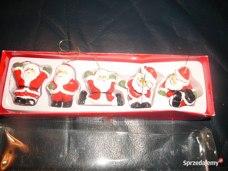 Małe mikołajki tworzywo zestaw do zawieszenia Wrocław