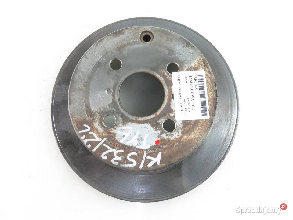 TARCZA HAMULCOWA TYŁ COROLLA Verso E12 20 D4D