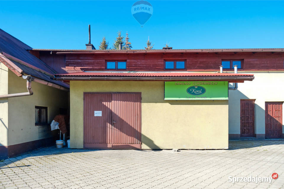 Cicha produkcja usługi handel 485m2 śląskie Rybarzowice