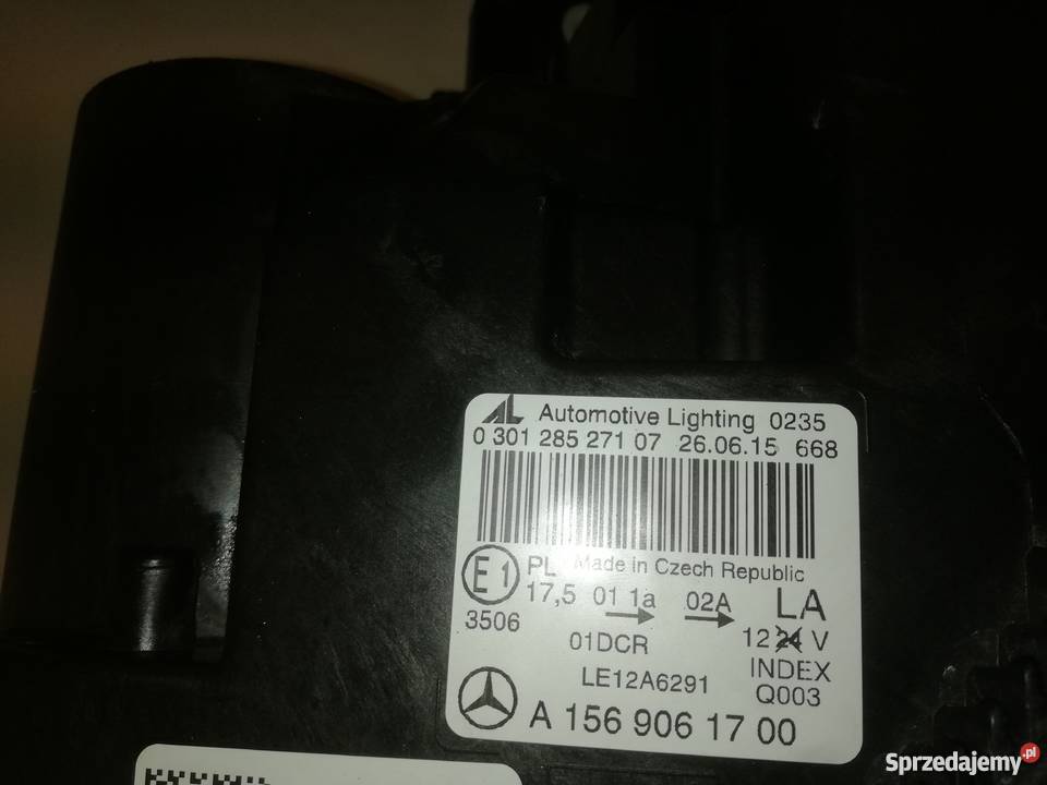 Lampa Lewa Mercedes GLA Bi Xenon LED A156 906 17