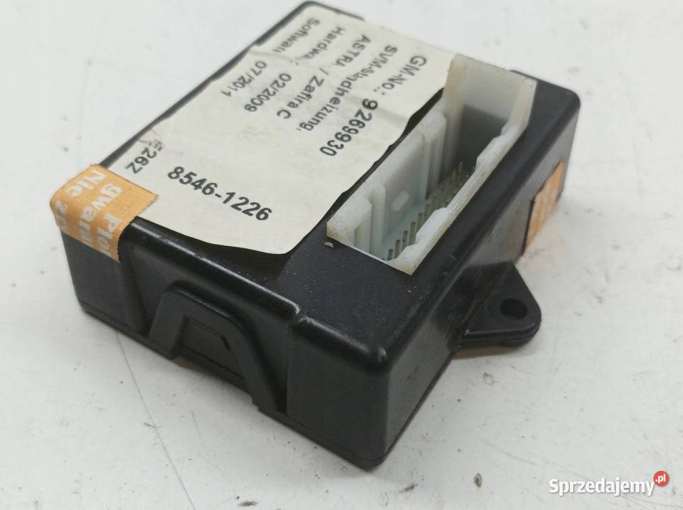 MODUŁ 9269930 WEBASTO Opel Zafira III 2011 Rok produkcji 2014