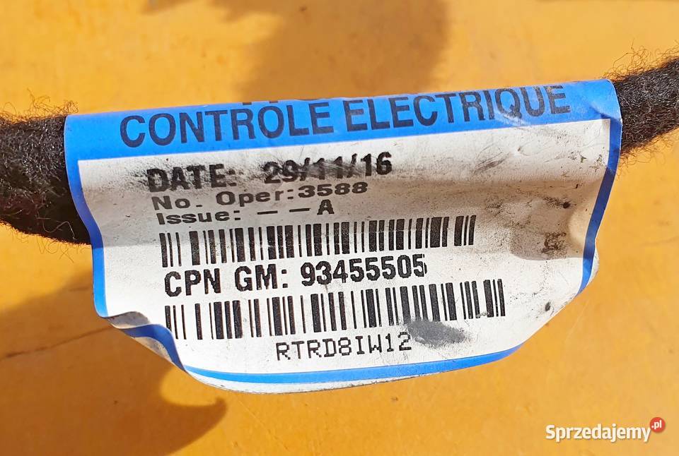 TRAFIC VIVARO 201419 Złączka elektryczna materiały instalacyjne Radom