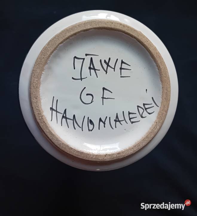 Ręcznie malowany wazon ceramiczny Edel Keramik Koźminek