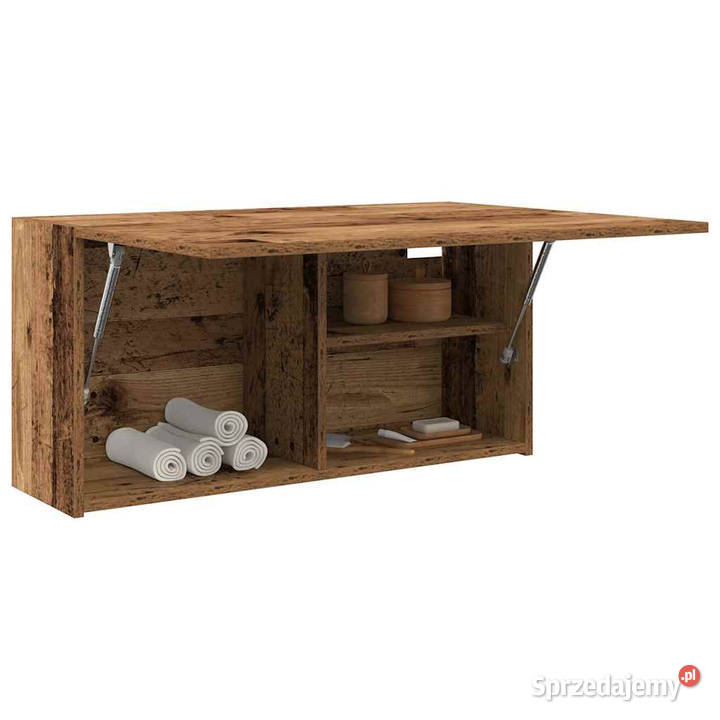 Wisząca szafka łazienkowa stare drewno 80x25x40 Warszawa