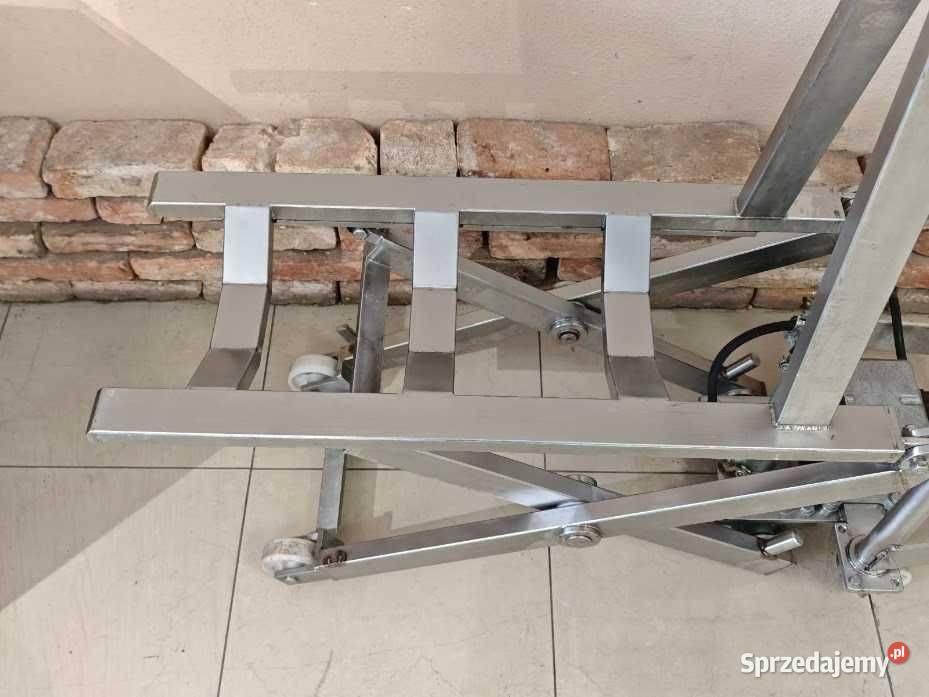 Wózek nożycowy INOX 300 Platforma 40x77 Góra