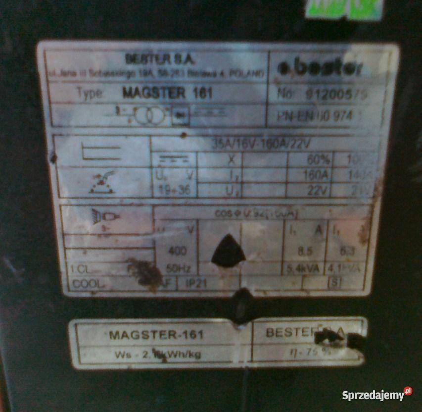 MIGMAG BESTER Magster 161 uchwyt Włocławek
